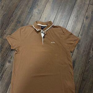 Boss Men's Brown Polo Shirt